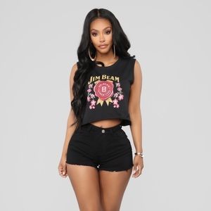 FASHION NOVA High Rise Denim Shorts